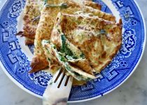 Savoury Crepes, Ricotta, Spinach and Parmesan Oven Baked